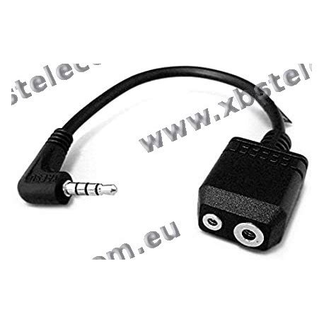 YAESU - CT-44 - Microphone Adapter (2 conductor female mic to single ...