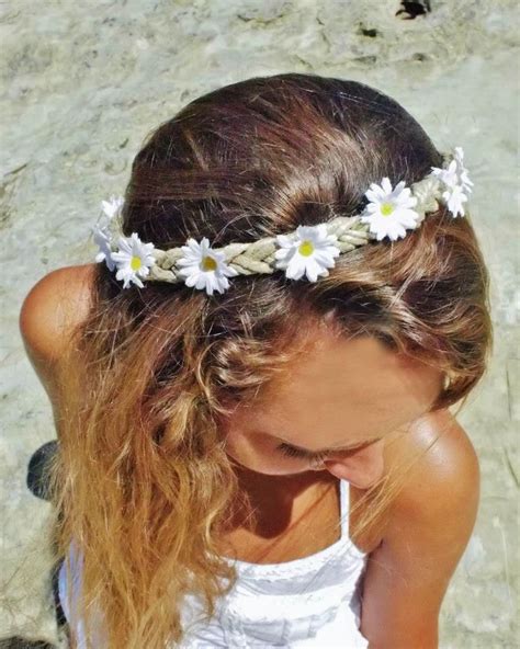 Pin On Flower Crown Boho Hippie Headband