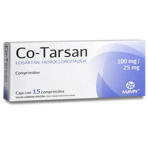 CO TARSAN 100 25MG COMP C 15 MVE