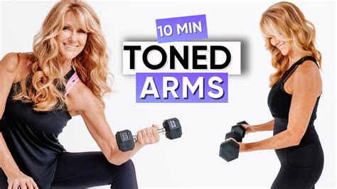 Minute Arm Workout With Dumbbell Weights Women Over Youtube