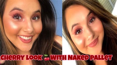 Natural Cherry Makeup Look Using Naked Urban Decay Pallet YouTube