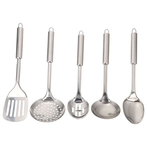 1 Set Kitchen Utensils Set Kitchen Utensils Stainless Steel Cooking ...