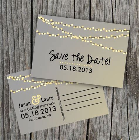 50 Genius Wedding Ideas To Help You Throw The Most Unique Wedding Ever Save The Date Postcards