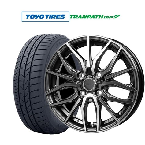 HOT STUFF サマータイヤ ホイール4本セット ホットスタッフ プレシャス アスト M4 トーヨータイヤ トランパス TRANPATH mp7 225 60R17 カーポートマルゼン