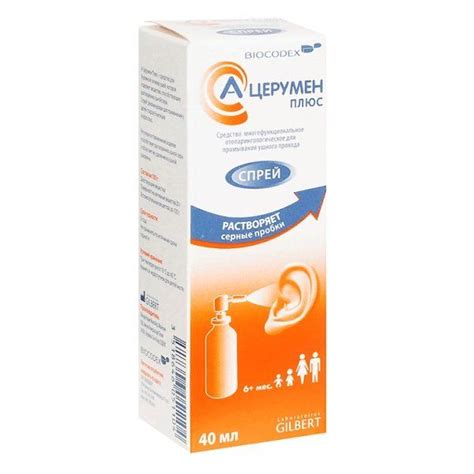 А-Церумен Плюс средство многофункц. отоларинголог для промыв. ушного ...