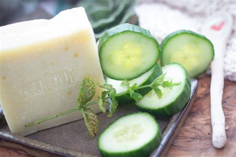 Cucumber Mint Soap Certified 100 Natural Pure Vegan Etsy