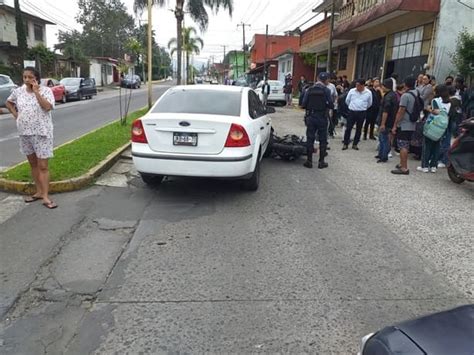 Choque Entre Auto Y Moto Deja Un Adolescente Lesionado En Mariano Escobedo