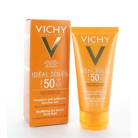 Vichy Capital Soleil Emulsion Protectrice Visage Toucher Sec Spf50 50ml