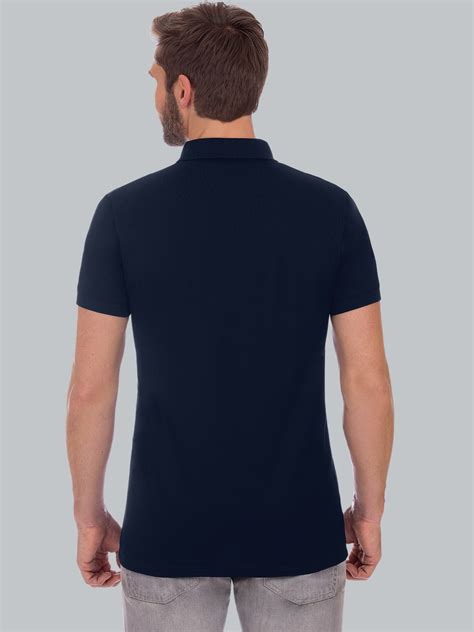 Slim Fit Poloshirt aus DELUXE Piqué navy L TRIGEMA