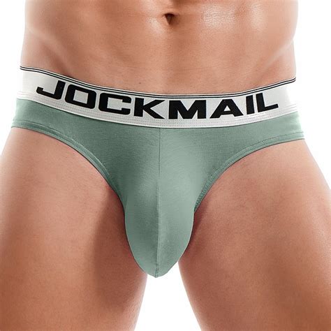 Jual Jockmail Sexy Mesh Men S Underwear Brief Cotton Breathable Boxer Briefs U Convex Pouch Gay
