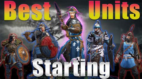 Conquerors Blade Top 5 Units You Must Have Youtube
