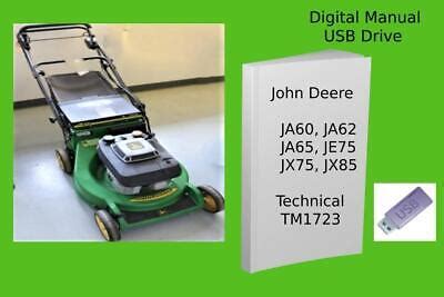 John Deere JA60 JA62 JA65 JE75 JX75 JX85 21 Inch Mower Manual See