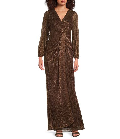 brown long dresses 12