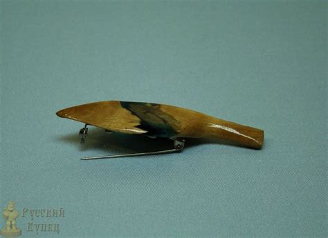 Оригинальные броши из капа березы ручной работы в Москве