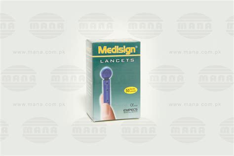 Blood Lancet 50pcs - Medisign - Medisign