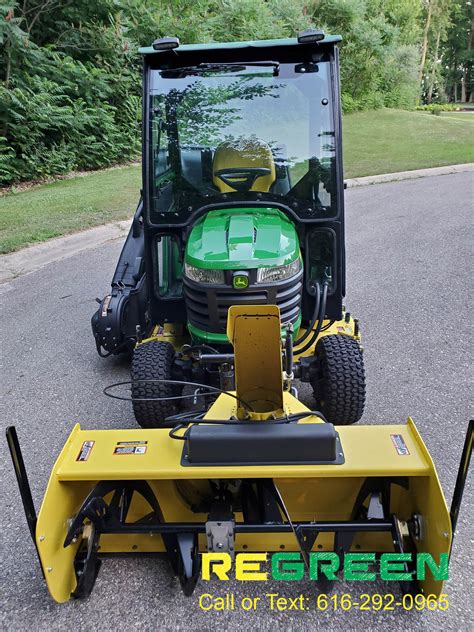 2015 John Deere X758 4x4 Diesel Garden Tractor & Attachments Package - ReGreen Equipment