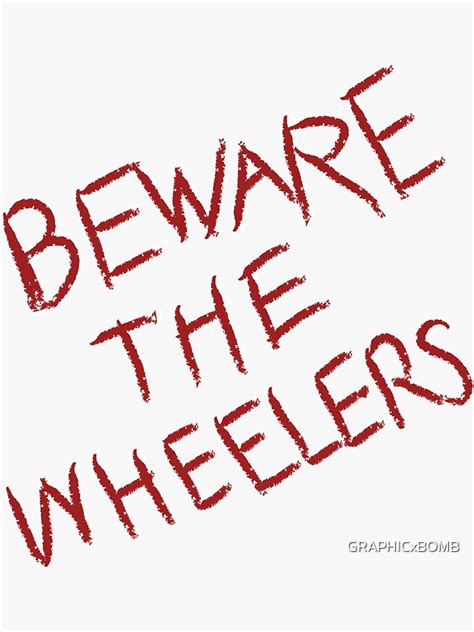 Beware The Wheelers Return To Oz S Movie Sticker For Sale By