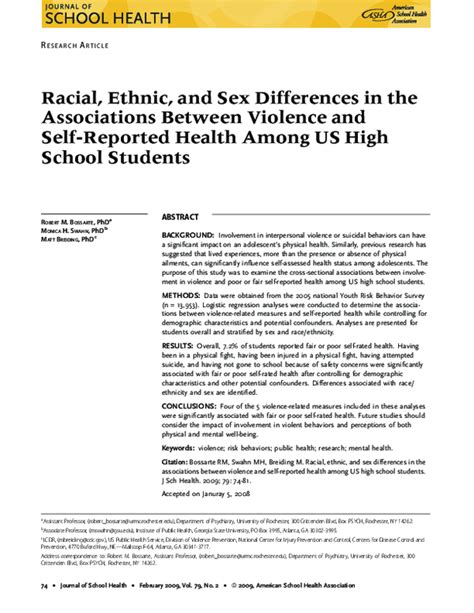 Pdf Racial Ethnic And Sex Differences In The Associations Between