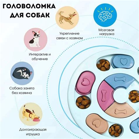 Игрушка головоломка для собак и кошек для медленного кормления и ...