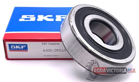 6305-2RS GENUINE SKF Brand rubber seals bearing 6305-rs ball bearings ...