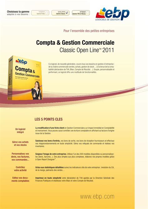 Pdf Compta Gestion Commerciale Classic Open Line Lergonomie