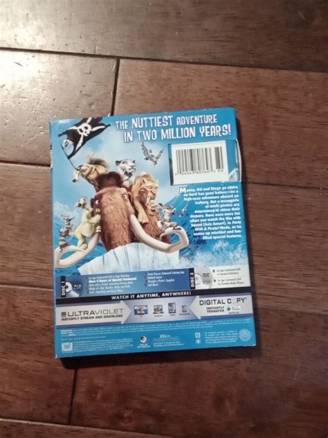 Ice Age Continental Drift Blu Ray DVD Digital Copy 12 Ray Romano