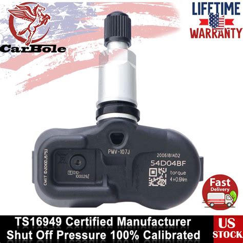 Tpms Tire Pressure Sensors Replacement For Toyota Runner