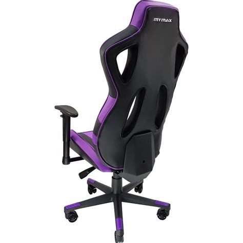 Cadeira Gamer MX11 Giratória Preto Roxo Mymax do Brasil