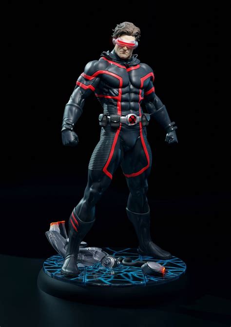 Artstation Cyclops Marvel Statues Cyclops Marvel Superhero Figurine