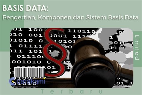 Basis Data Pengertian Komponen Dan Sistem Basis Data Database