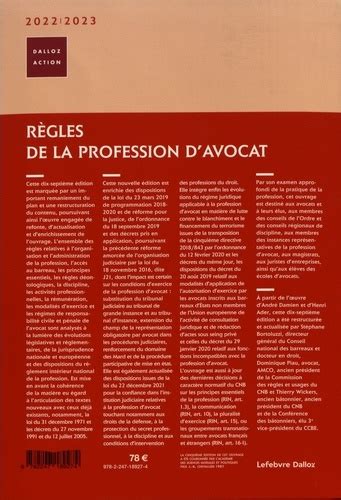 Règles de la profession d avocat Stéphane Bortoluzzi Livres Furet