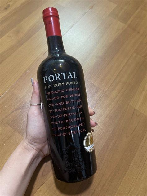 Quinta Do Portal Fine Ruby Port Wine Food Drinks Alcoholic