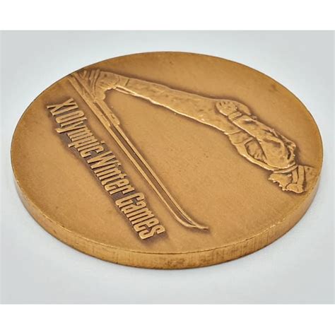 Table medal Olympic Winter Games SAPPORO 1972 Ski jumper fly - Inspire ...