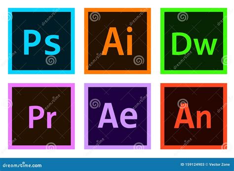 Adobe Icons Photoshop Illustrator After Effect Premiere Indesign