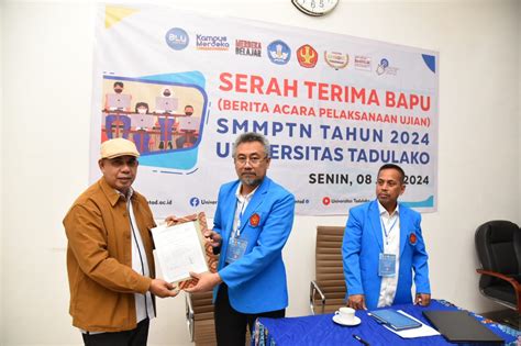 Sebanyak Peserta Akan Ikuti Ujian Smmptn Universitas Tadulako