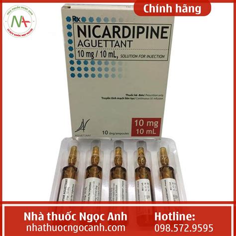 Thuốc Nicardipine Aguettant 10mg10ml Giá Bao Nhiêu Mua ở đâu