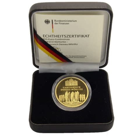 100 Euro Gold Dessau Wörlitz