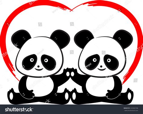 Pandas Vector เวกเตอร์สต็อก ปลอดค่าลิขสิทธิ์ 222402106 Shutterstock