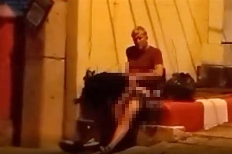 Cops Hunt Disgusting Tourist Filmed Having Sex On Busy Road New York Post