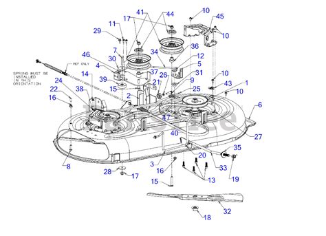 Huskee Lt4200 Owners Manual Huskee Lt4200 42 Deck Rebuild Kit