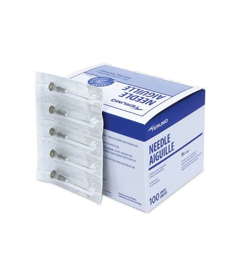 Buy Terumo Disposable Needle 22G 1 1 2in 100 Cs Econo Green Pte