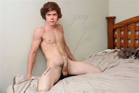 Harry Styles Posing Completely Nude Naked Male Celebrities