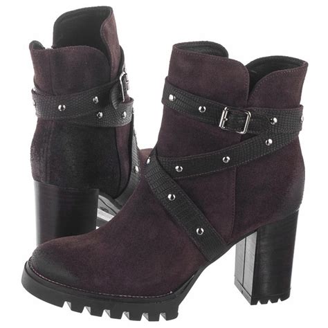 Buty Damskie Botki Ocieplane Carinii B Br Zowe Allegro Pl