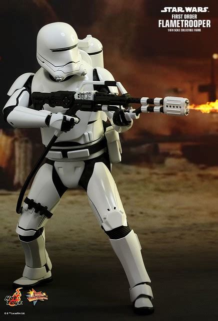 Hot Toys MMS 星際大戰七部曲原力覺醒帝國火焰兵 比例 First Order Flametrooper