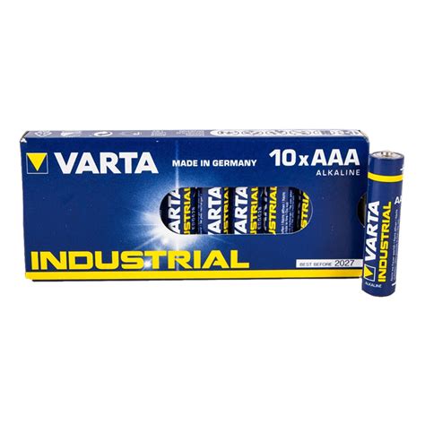 Varta Batterien Industrial Aaa Micro Alkaline Mn Lr Er Pack