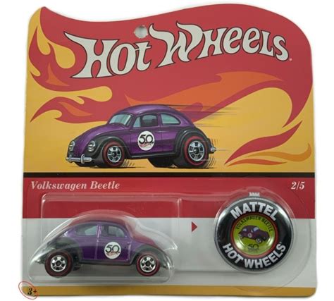Hot Wheels Volkswagen Beetle Red Line 50aniv 2 5 Vocho Bug Mercado Libre