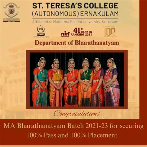 St. Teresa’s College (Autonomous) Ernakulam, has won the prestigious ...