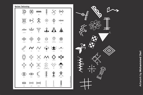 Berber Symbols and their Meanings ⵣ Berber Tattooing :: Behance