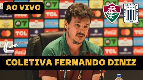 COLETIVA FERNANDO DINIZ FLUMINENSE X ALIANZA LIMA DIRETO DE LIMA NO