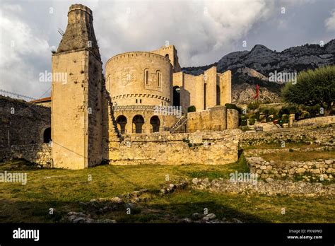 Castle Kruje, Kruje Albania, Skanderbeg Museum, Albania, Europe Stock ...